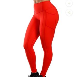 Til you collapse heart booty leggings